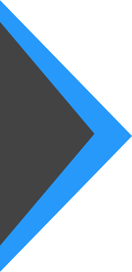 left blue arrow with charcoal arrow in front