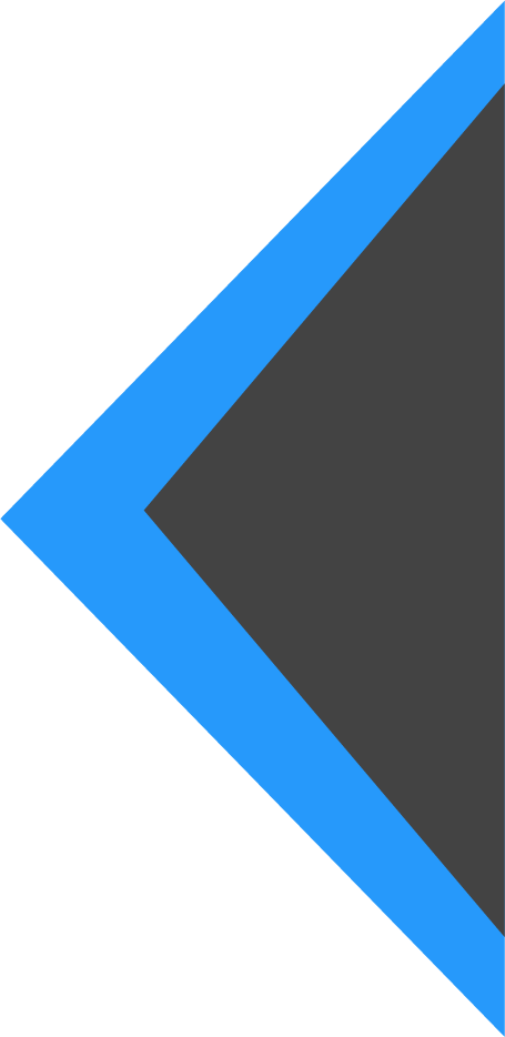 right blue arrow with charcoal arrow in front